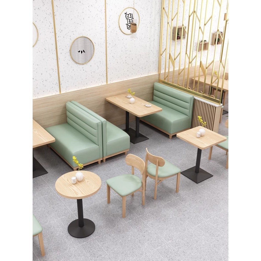 Cheap Modern Design Leather Seat Restaurant Booth Popular Luxury American Restaurant Party Booth Seating Sofa