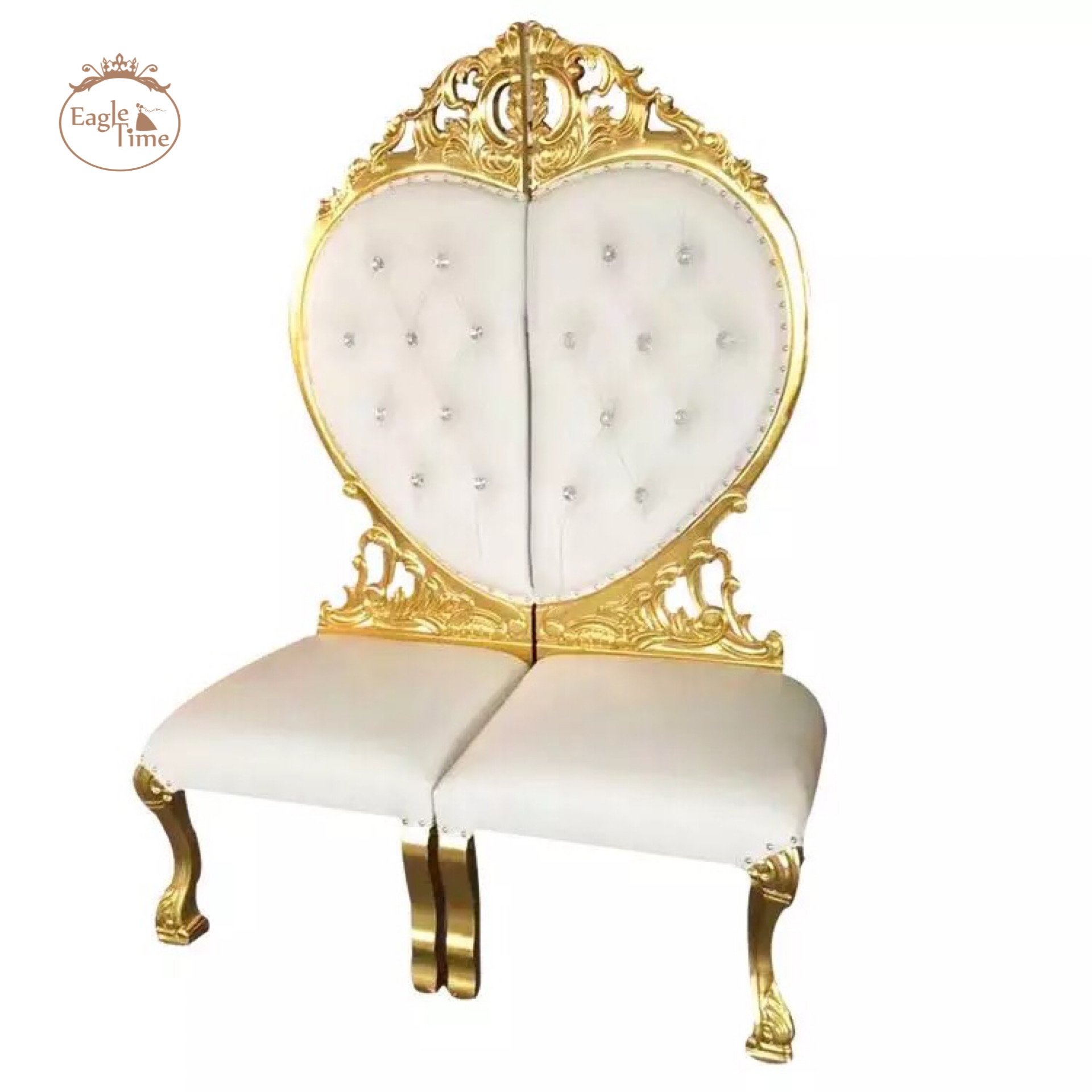 Modern European Wood Throne Sofa Chair Bride Groom New Love Wedding Banquet Party Dining Restaurants Bedrooms Halls Leather