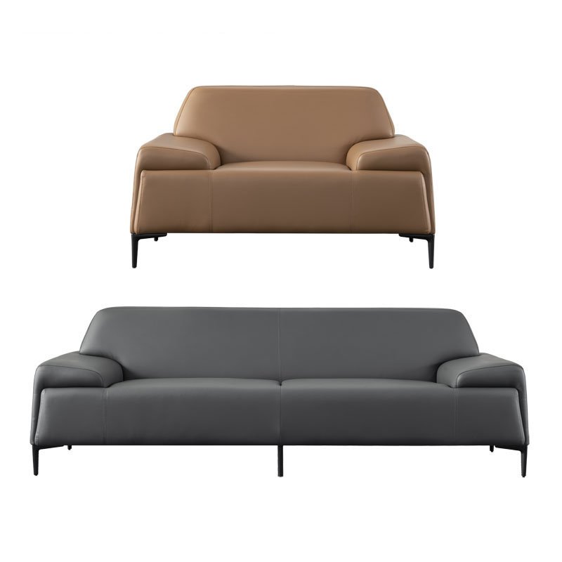Hospital Use Commercial Office Reception Sofa Modern Leather Sofa Sectional High End Boss Office Sofa Set Office Furniture