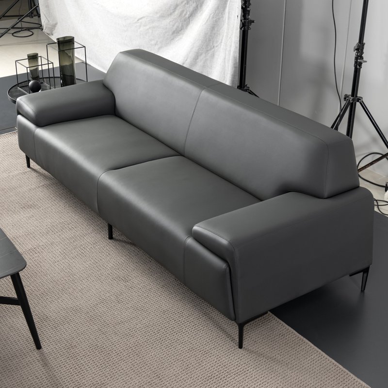 Hospital Use Commercial Office Reception Sofa Modern Leather Sofa Sectional High End Boss Office Sofa Set Office Furniture