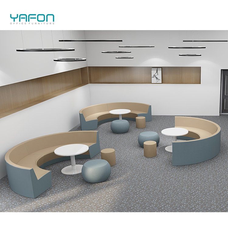 Modular PU Convertible Lounge Sofa Seating Set for Public Areas for Libraries Offices Living Rooms Schools Hospitals