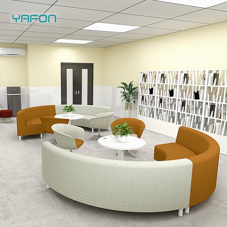 Modular PU Convertible Lounge Sofa Seating Set for Public Areas for Libraries Offices Living Rooms Schools Hospitals