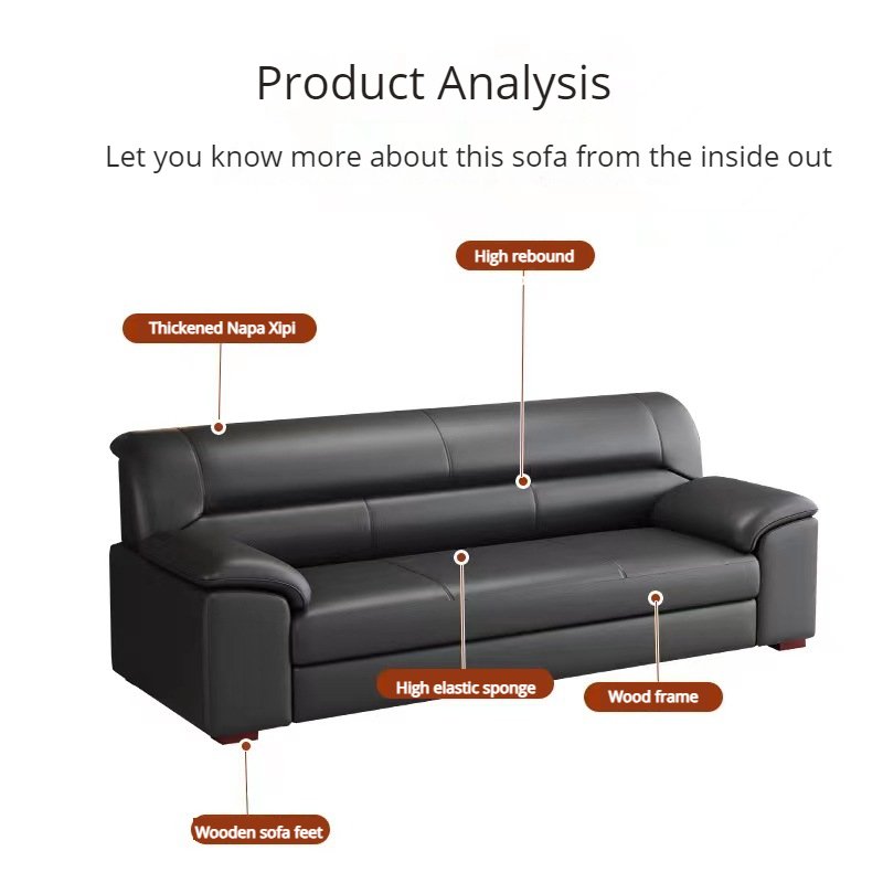Hot Selling Latest Design Chair Leather Furniture Office Sofa
