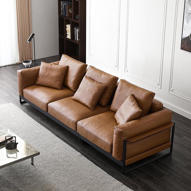 Leather luxury Sofa Living Room Sofa set 1 2 3 seaters sitting room furniture living room sofa
