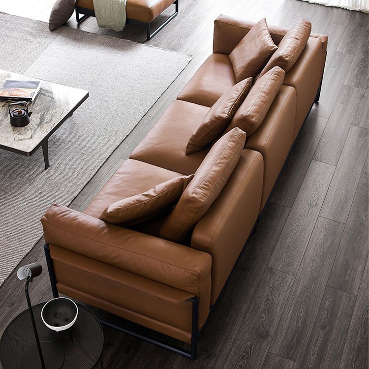 Leather luxury Sofa Living Room Sofa set 1 2 3 seaters sitting room furniture living room sofa