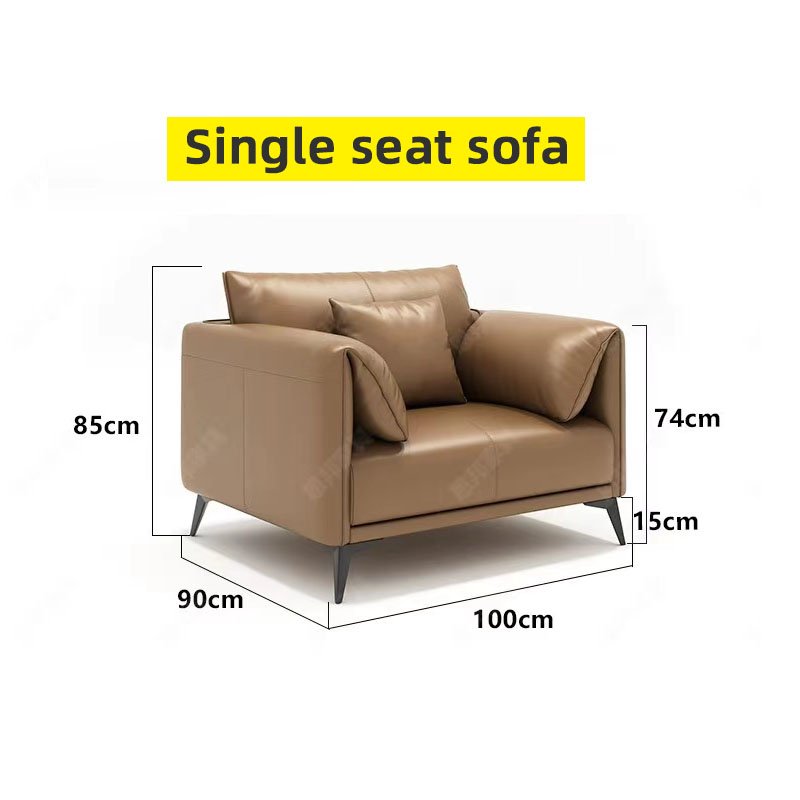 Modern Luxury Leatherette Office Sofa Set European Chinese Design Style PU Material with Wooden Frame Living Room Hotel School