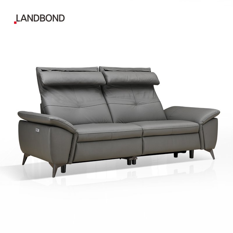 Electric Recliner Sofa adjustable back modern lounge 3 seater furniture Living room leather sofa for hotel and villa