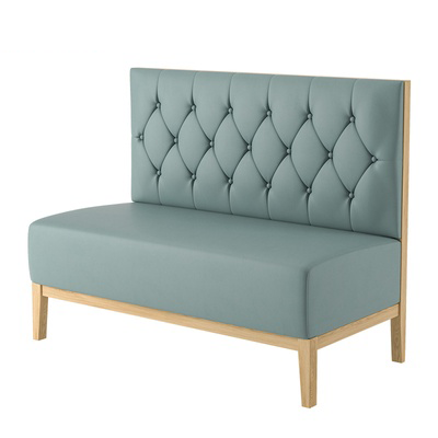 Wholesale modern bench dining cafe leather fast food furniture sofa restaurant booth seating