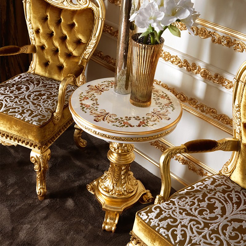Made in China Classical Design Living Room Furniture European-style luxury solid wood hand-carved sofa