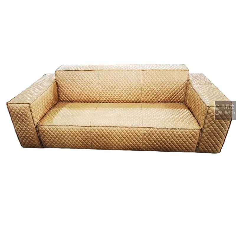 customized oversize black leather sofa executive genuine leather couch hotel lobby bedroom hotel couch luxury leather sofa