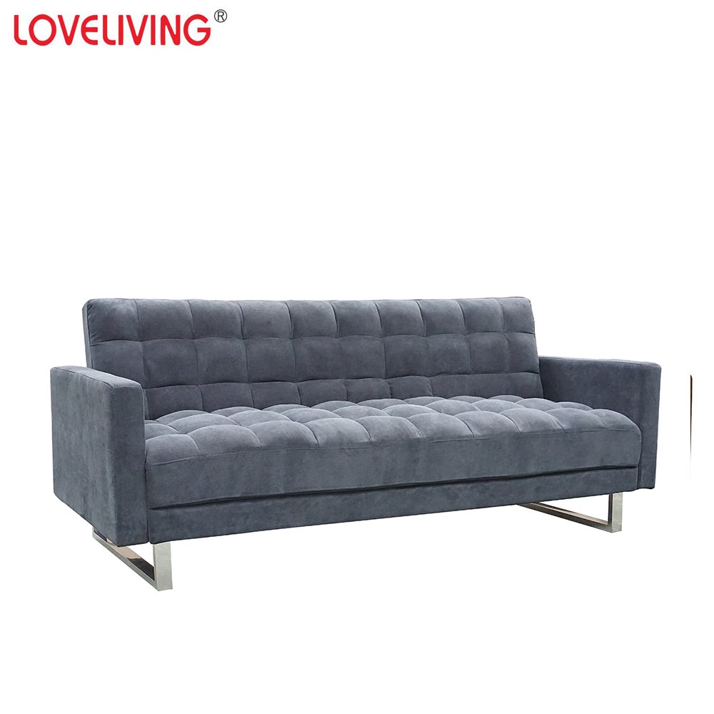 Oem Factory Customized Nordic Funiture Home Decoration Fabric Wohnzimmer Sleeper Sofa Bed Sleeper 3 Seater for Bedroom Apartment