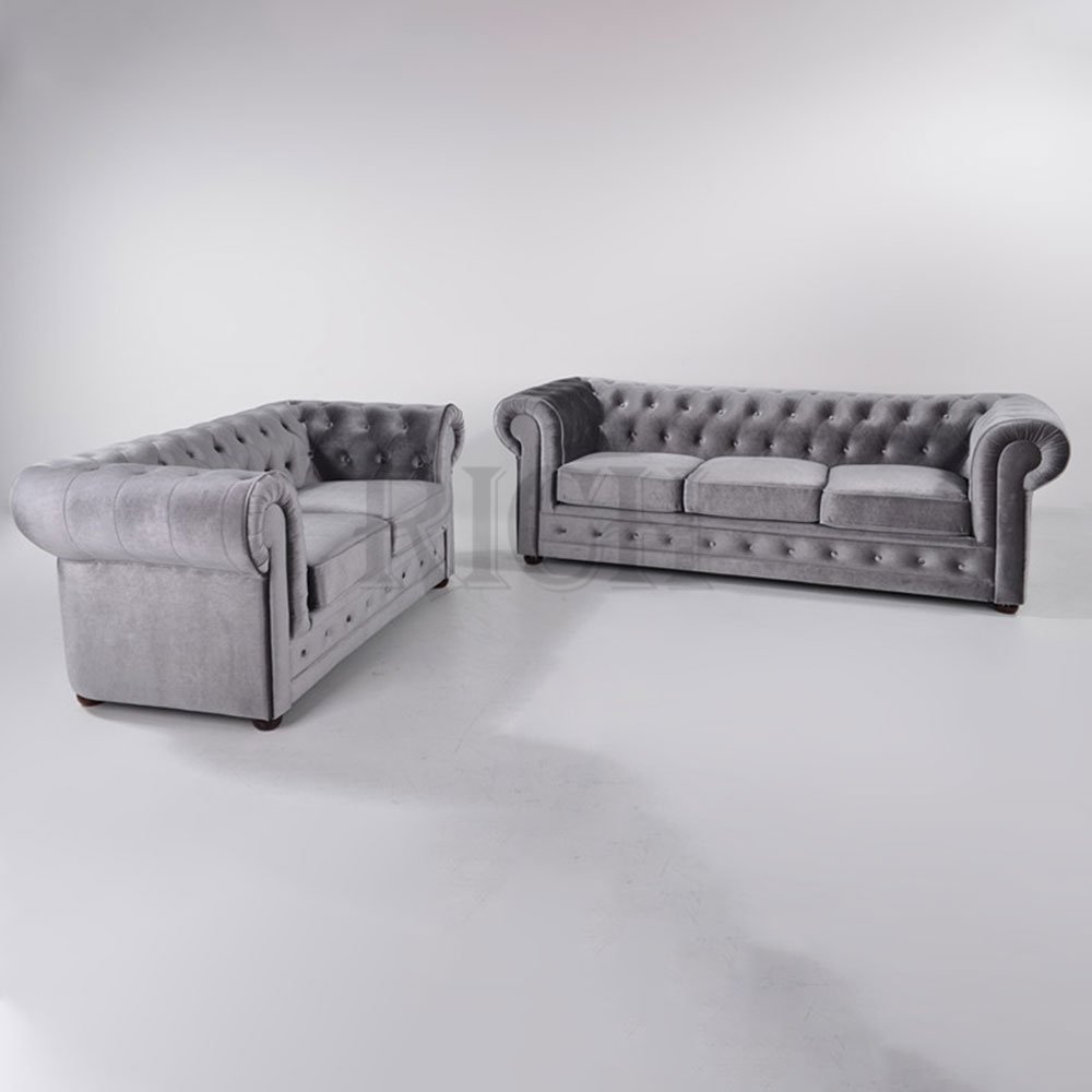 New model chesterfield sofa sets with cushion for hotel furniture