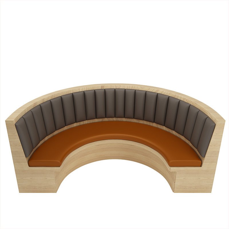 Tea house booth seat canteen Western restaurant booth seat sofa snacks Japanese noodle restaurant milk tea shop tables chairs
