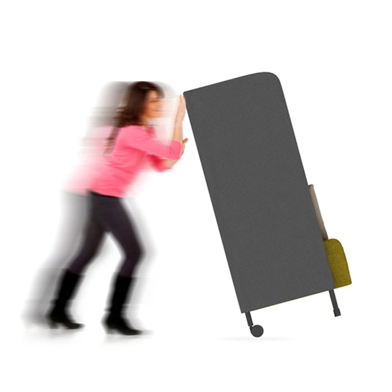 Acoustic Partition Sofa Moveable Office pods with high screen panel