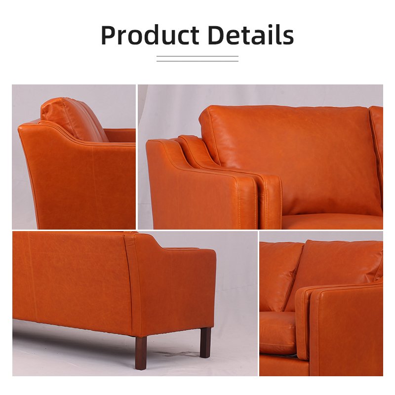 Nordic Style Modern Living Room Furniture Custom Fabric/leather Luxury Living Room Sofa Set OEM ODM Service Manufacturer