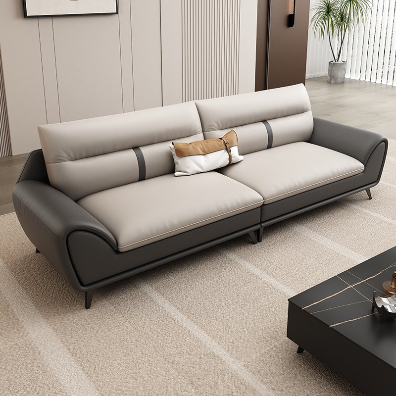 Light Luxury Modern Office Sofa Set Three-Person Simple Modern Combination for Business or Leisure Reception for Living Room