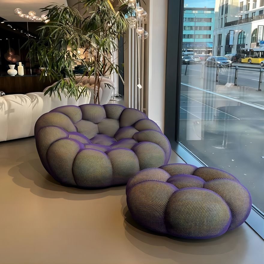 Factory price top selling high quality luxury living room leather lounge honeycomb foam sofa set furniture