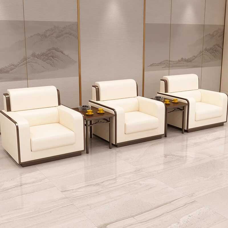 Business Reception Room, Hotel Conference Room Sofa, Leather Single Seat Sofa