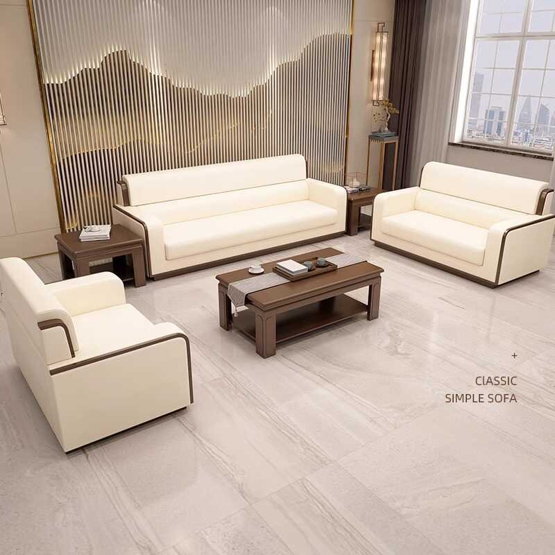Business Reception Room, Hotel Conference Room Sofa, Leather Single Seat Sofa