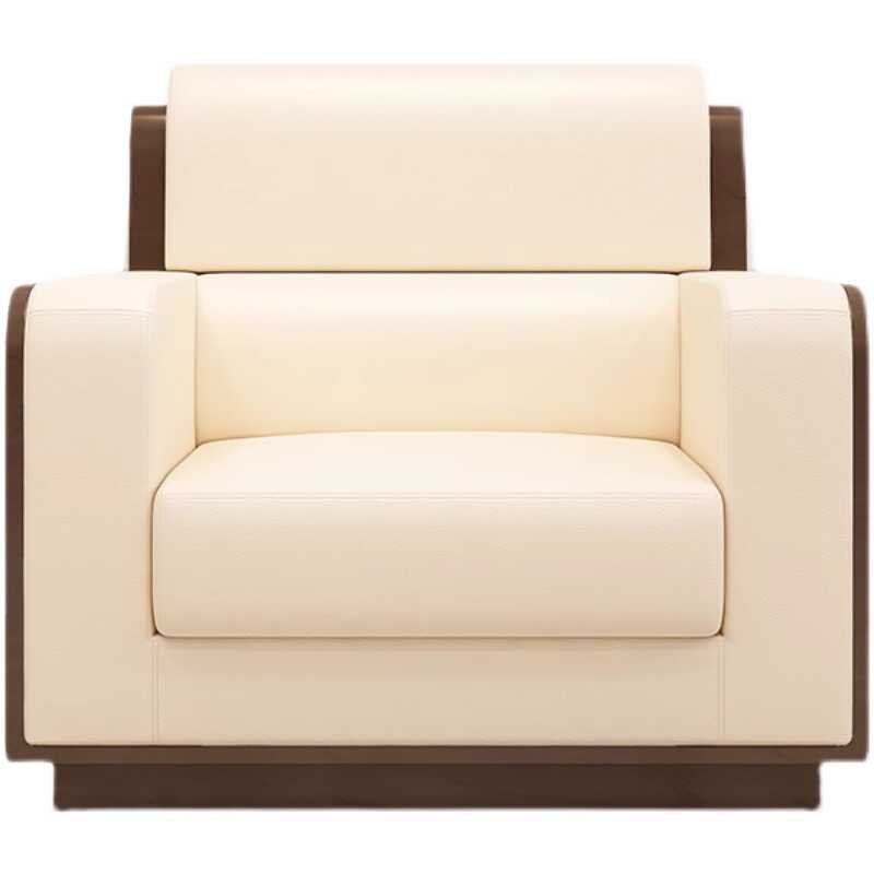 Business Reception Room, Hotel Conference Room Sofa, Leather Single Seat Sofa