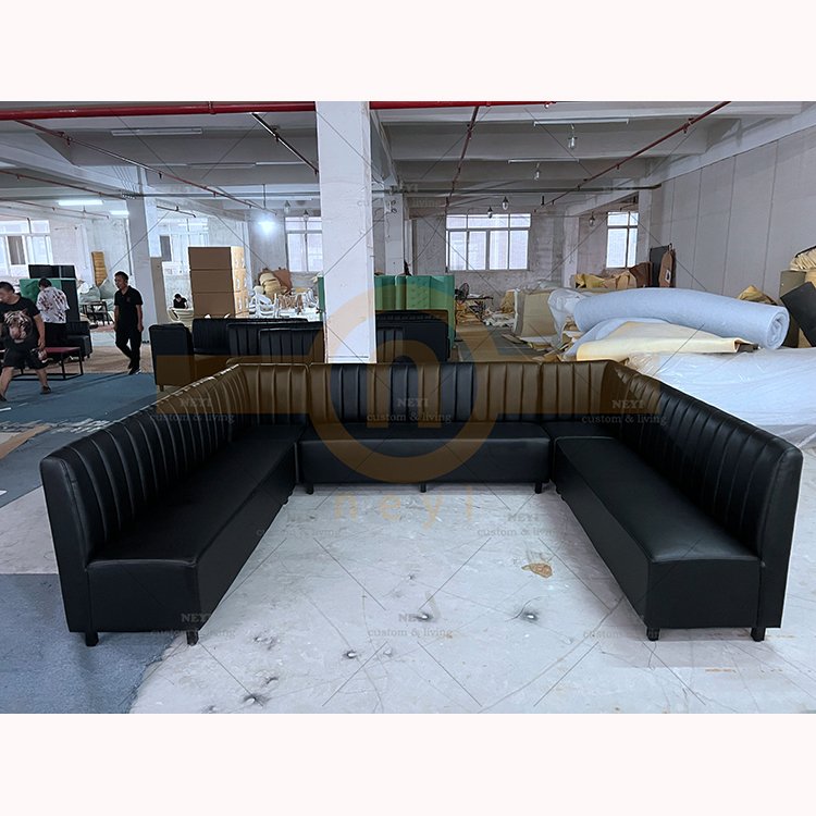 Led Club U L Shape Hotel Night club Event Modular Sofa Bar Cart Counter booths chairs lounge Furniture BT739