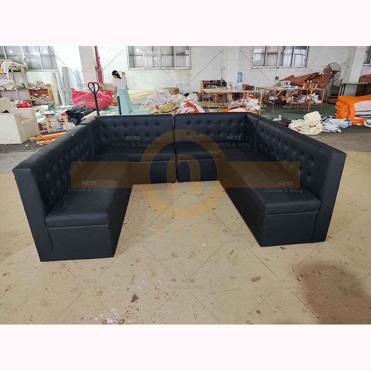 Led Club U L Shape Hotel Night club Event Modular Sofa Bar Cart Counter booths chairs lounge Furniture BT739