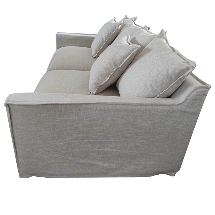 Home furniture living room sectional sofa detachable regular duck feather sponge bag sofa design modern