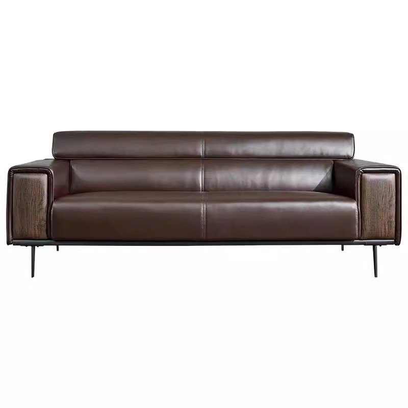 The boss office sofa simple modern business office sofa meeting guests to discuss the reception area leather sofa combination
