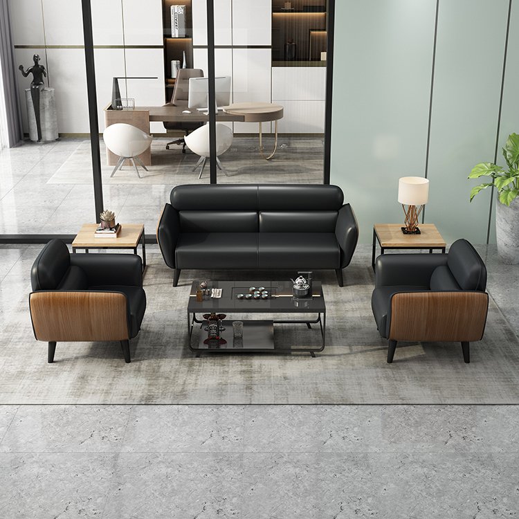 Ekintop luxury office sofa set living room office sofa design modern office sofas