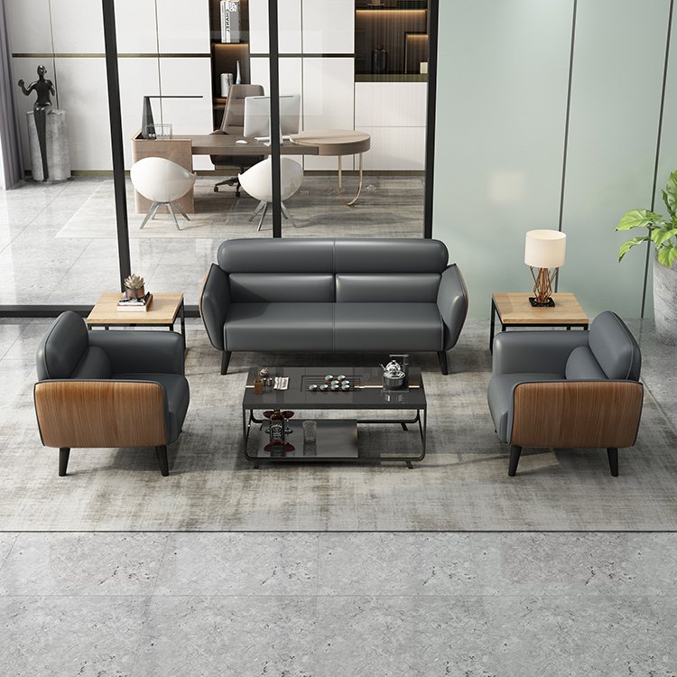 Ekintop luxury office sofa set living room office sofa design modern office sofas