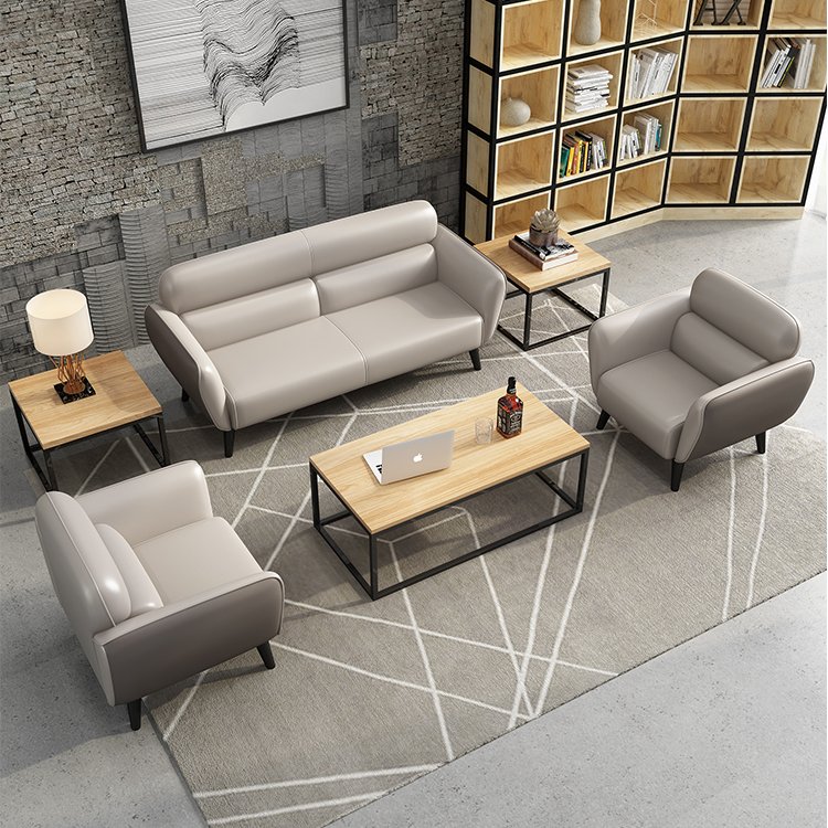 Ekintop luxury office sofa set living room office sofa design modern office sofas