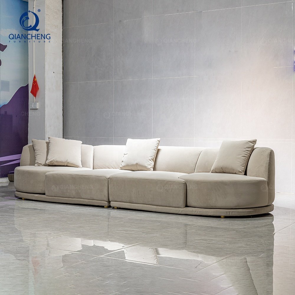 QIANCHENG long size multifunctional comfortable soft sofas chair rotating lounge couch for home luxury recliners