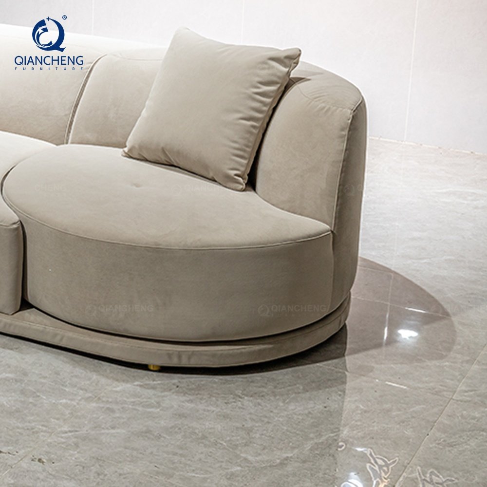 QIANCHENG long size multifunctional comfortable soft sofas chair rotating lounge couch for home luxury recliners