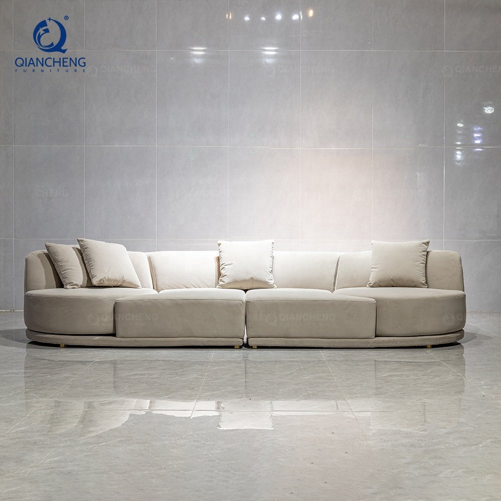 QIANCHENG long size multifunctional comfortable soft sofas chair rotating lounge couch for home luxury recliners