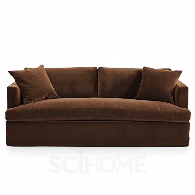SCIHOME New Scandinavia Design Velvet Lounge Couch Sofa