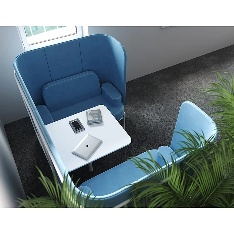 Durable Good Quality Privacy Pods Soundproof Office Sofa Seating Fabric Sofa Set Office Furniture Modern European Style
