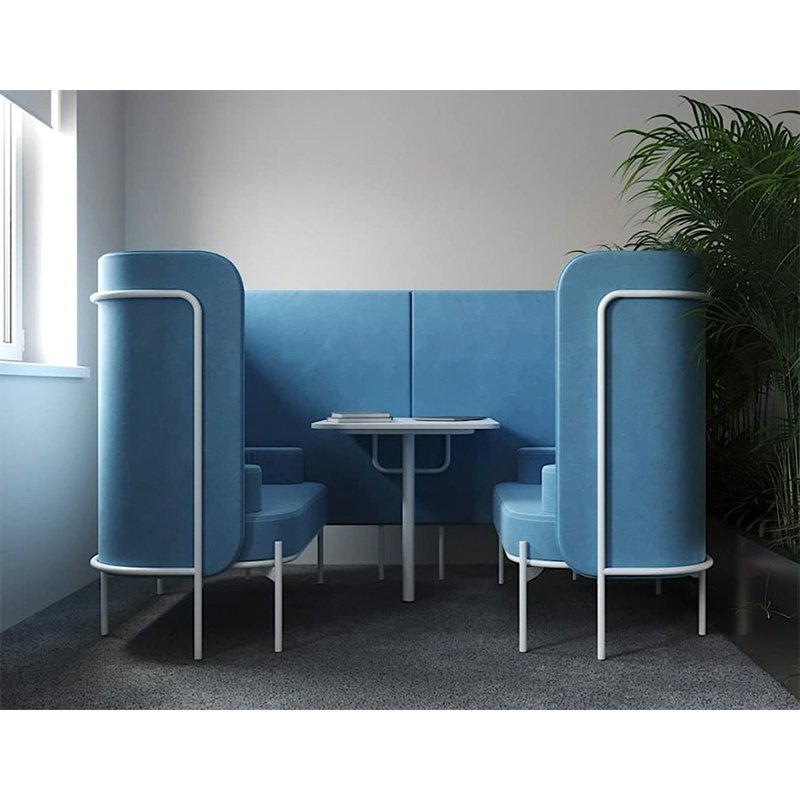 Durable Good Quality Privacy Pods Soundproof Office Sofa Seating Fabric Sofa Set Office Furniture Modern European Style