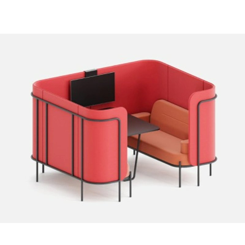 Durable Good Quality Privacy Pods Soundproof Office Sofa Seating Fabric Sofa Set Office Furniture Modern European Style
