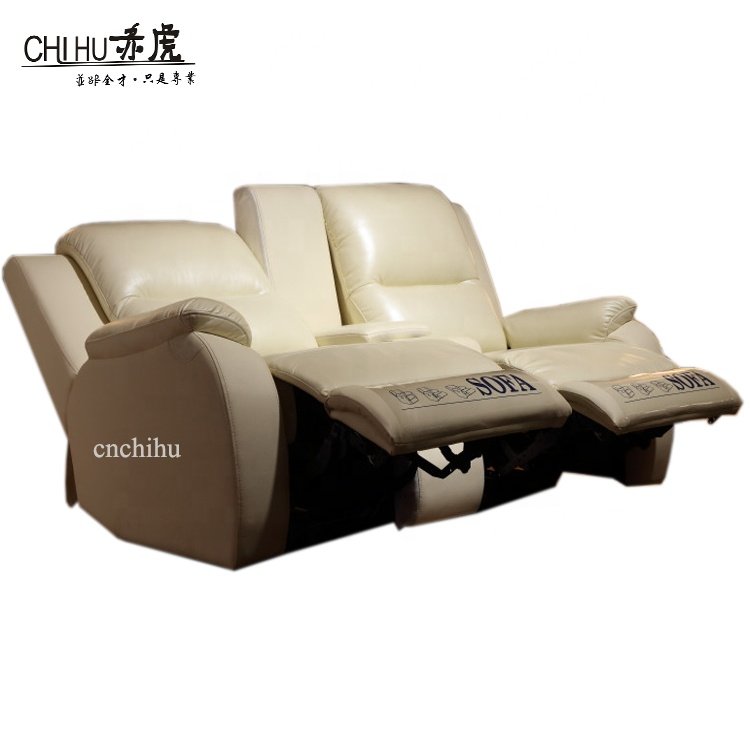 CHIHU luxury electric leather recliner home cinema sofa,power recliner home theater seating