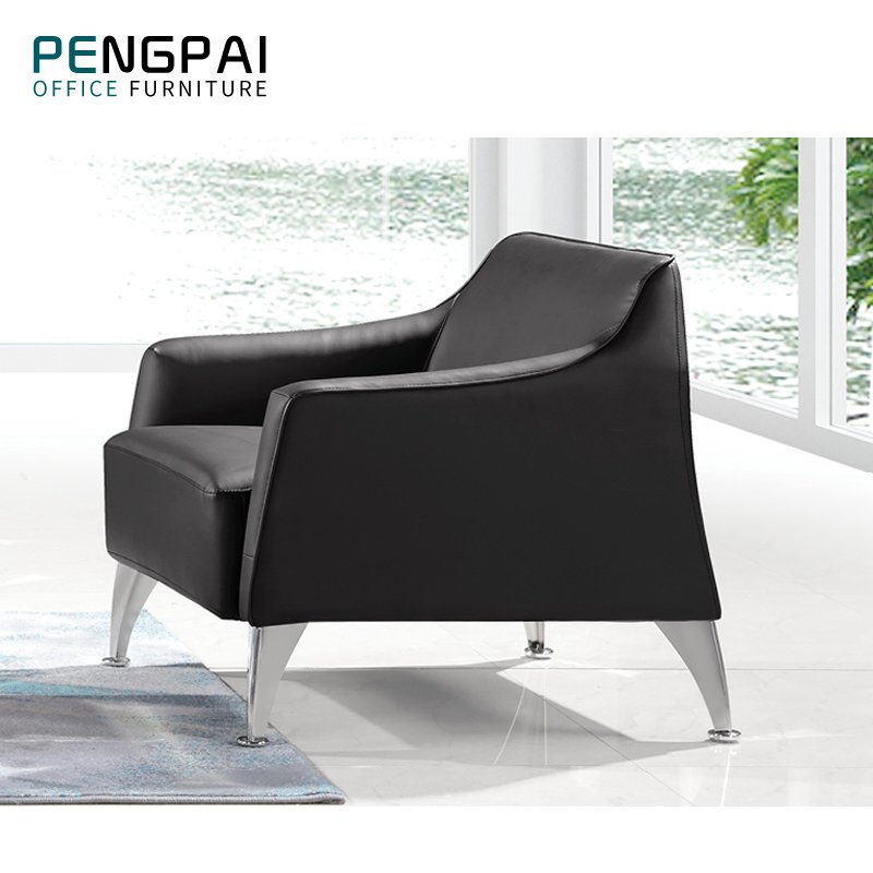 PENGPAI curved 5 seater Office sofa set with armrest 2 seater modern design quality Office furniture