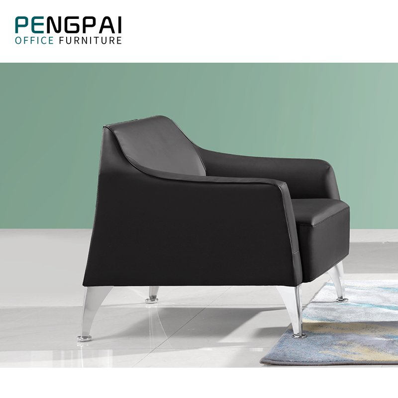 PENGPAI curved 5 seater Office sofa set with armrest 2 seater modern design quality Office furniture