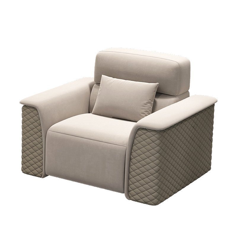 Modern Light Luxury Single Seat Office Sofa for Lobby VIP Business Reception Negotiation Meeting in Private Space