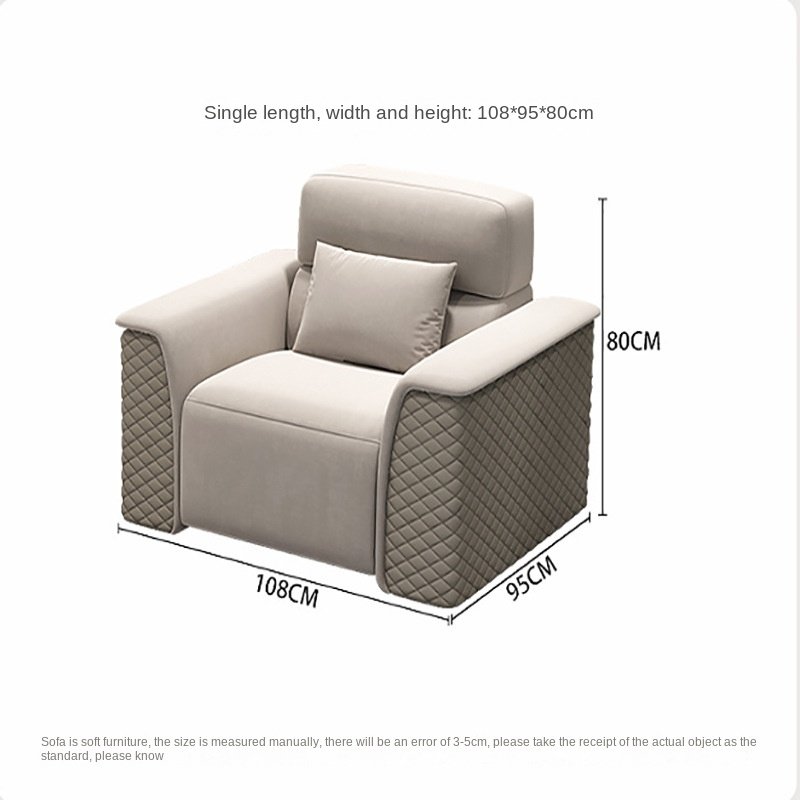 Modern Light Luxury Single Seat Office Sofa for Lobby VIP Business Reception Negotiation Meeting in Private Space
