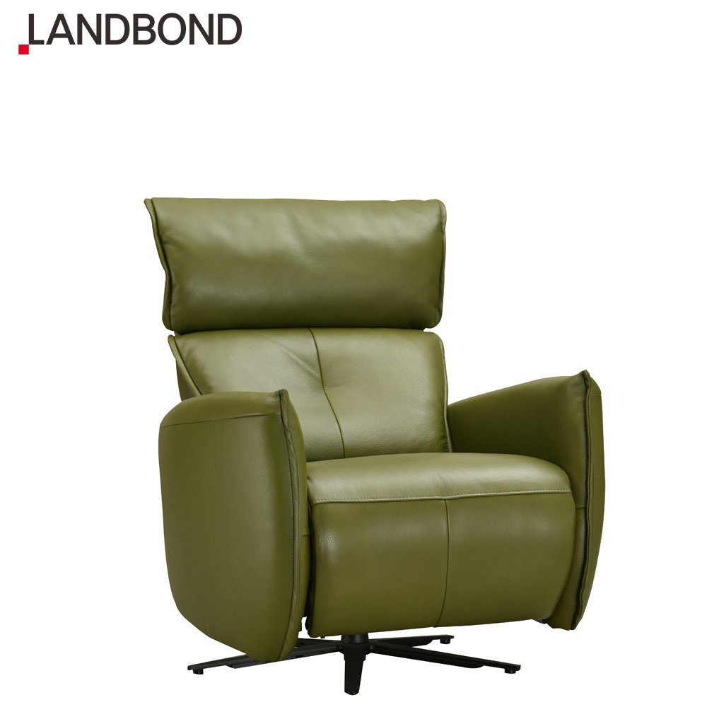 Classic Home Furniture Living Room Manual Chair Single Modern Recliner Luxury Leather Sofa set for hotel and villa