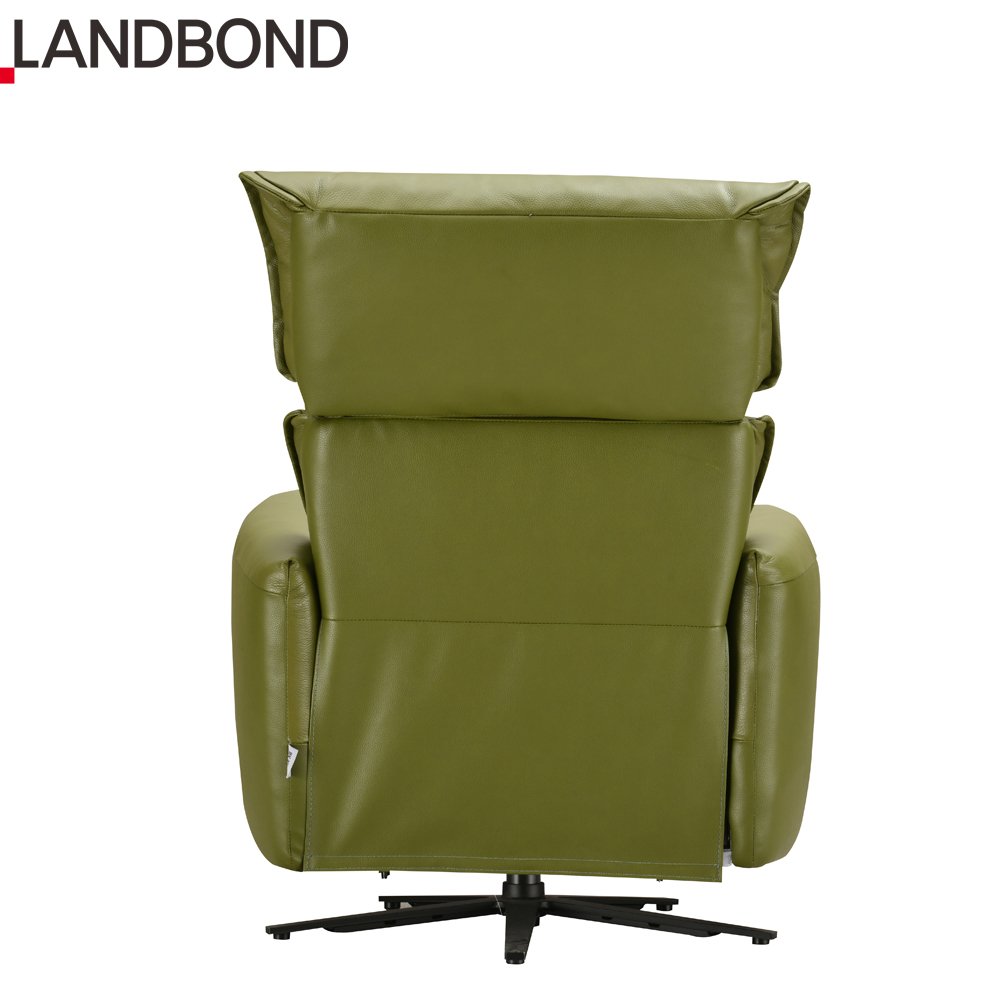 Classic Home Furniture Living Room Manual Chair Single Modern Recliner Luxury Leather Sofa set for hotel and villa
