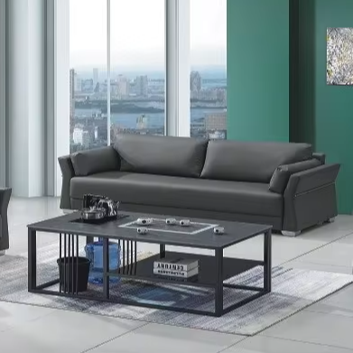 Modern leather Office Sofa Set Convertible for Home Office Hospital Apartment Gym Mall office sofas