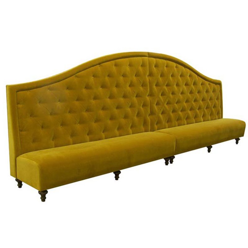 European Cheap Design Sofa Chair High Back Fabric Restaurant Sofa Sets
