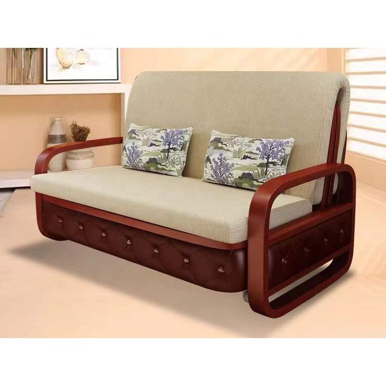 Living room furniture save space couch divan modern 3 seat folding multi-function sofa bed furniture with storage
