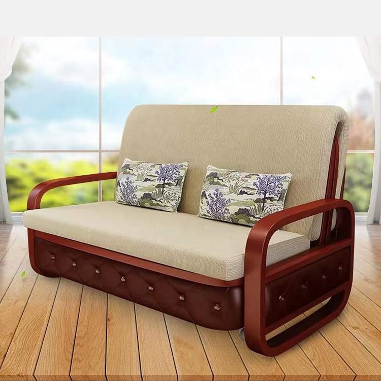 Living room furniture save space couch divan modern 3 seat folding multi-function sofa bed furniture with storage