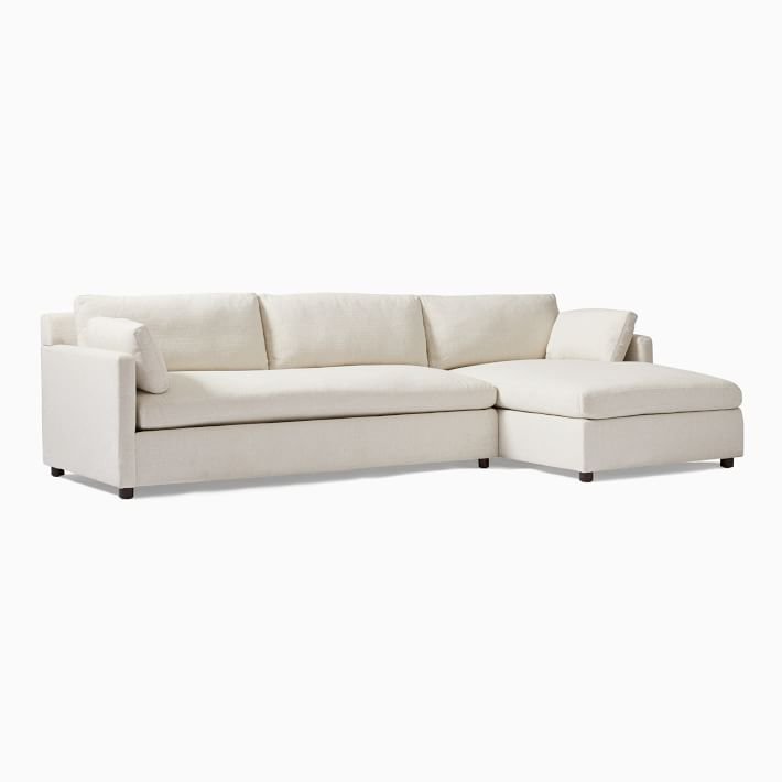 Light Luxury Fabric Sofa L Shape Sectional Modern Design Living Room Sofas Furniture Wooden Frame